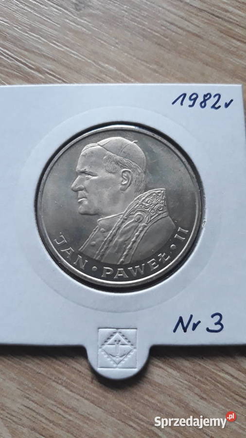 1000 Papież Jan Paweł II 1982 rMennicza 3 Konin