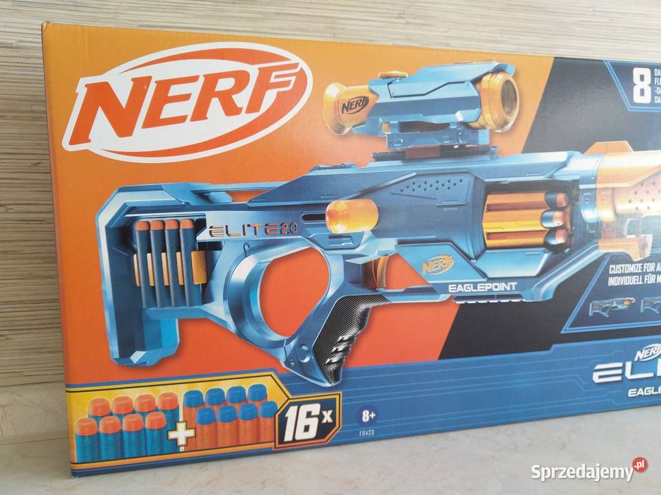 NAJTANIEJ Nerf Elite 20 Eaglepoint RD8 Wyrzutnia Hasbro Zabrze