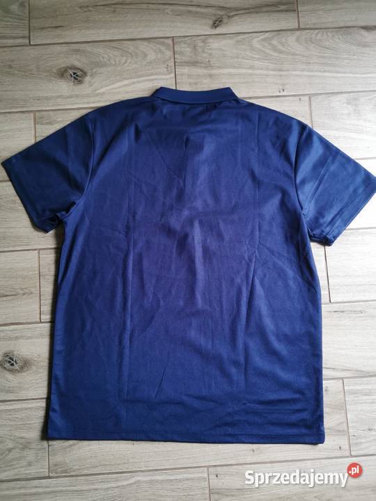 Koszulka Polo przewiewna regular fit L Granatowa Ruda Śląska sprzedam