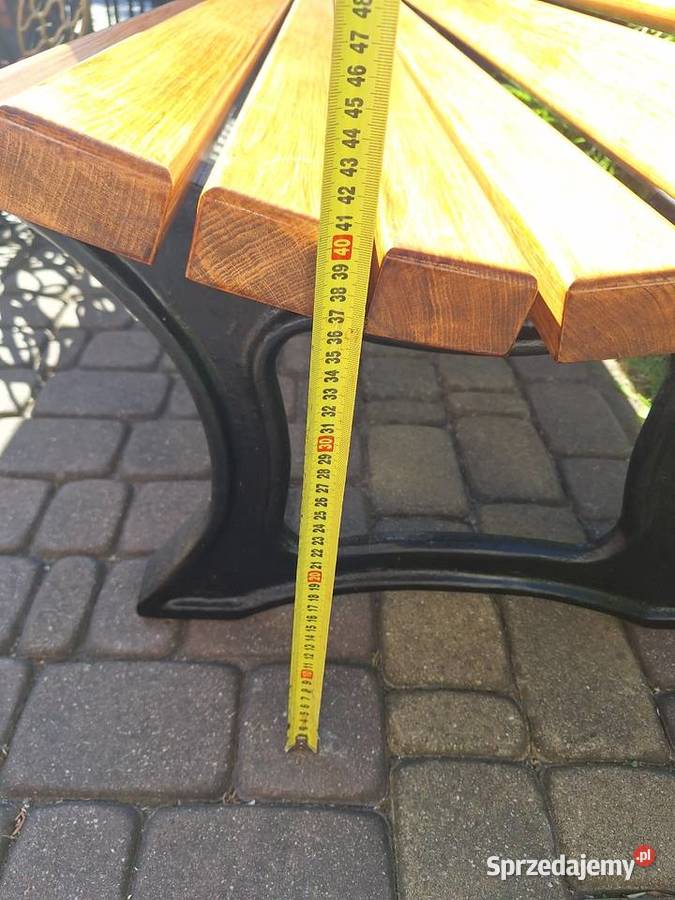 Ławka ogrodowa nogi żeliwneŁódzka mazowieckie Ożarów Mazowiecki