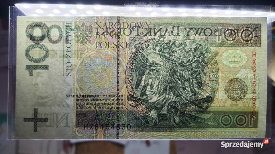 1100 Złotych 1994 HX błąd druku BRAK HOLOGRAMU