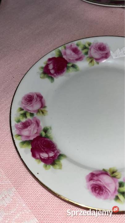 Talerzyk deserowy Róża Cecylie Bez sygnatury Gdańsk