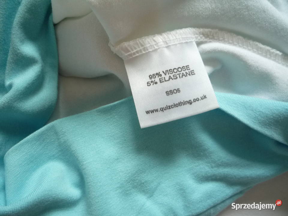 Quiz 36S Bluzka Oversize 2 warstwy Ozdobne bez rękawa Szczecin