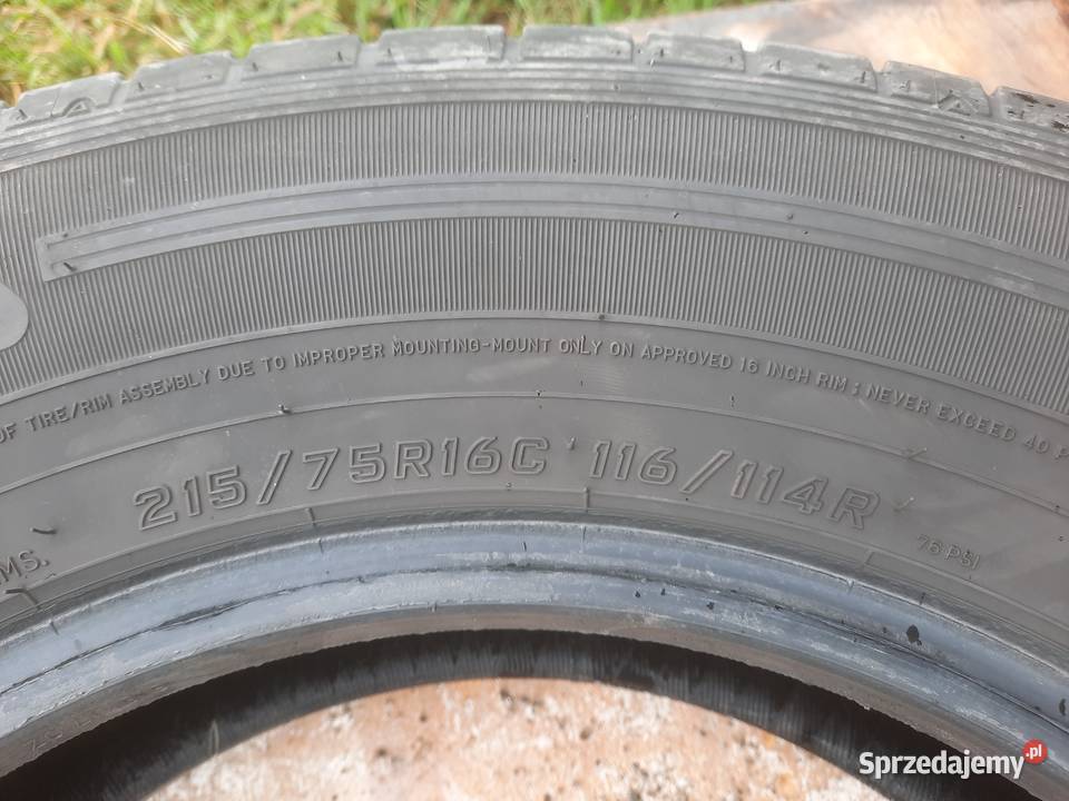 opony 215 75 r16c wzmacniane busa 2 wysylka Giżycko