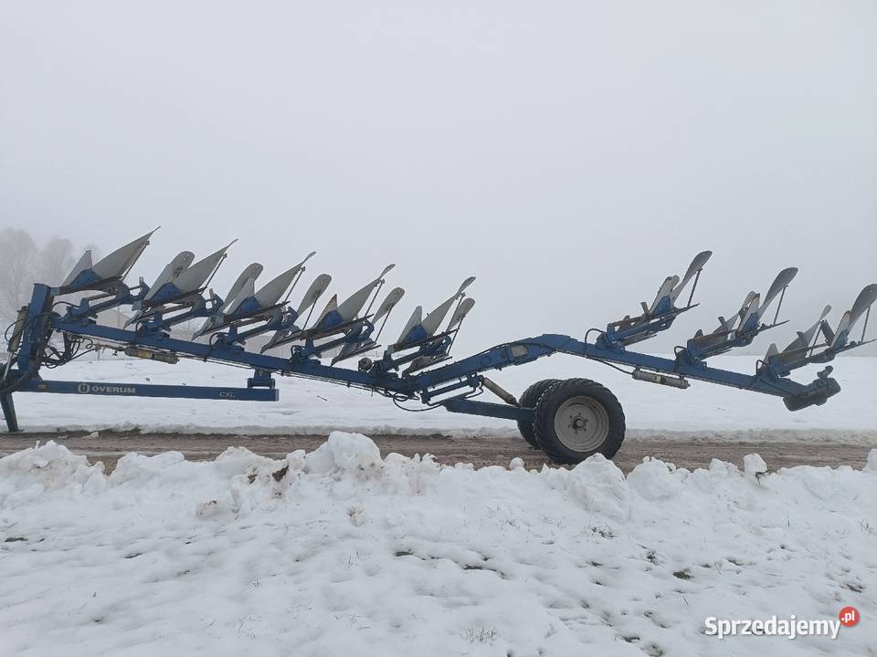 Pług Overum CXL półzawieszany 8 skibowy Pługi podlaskie Suwałki sprzedam