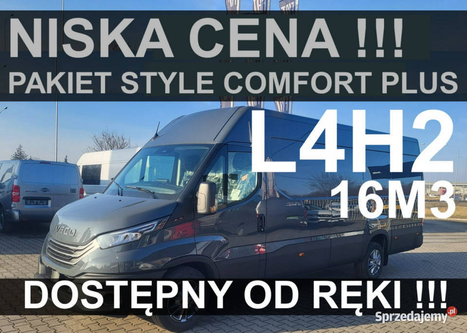 Iveco Daily 35S18 H L4H2 16M3 Pakiet Rok produkcji 2025 zachodniopomorskie Szczecinek