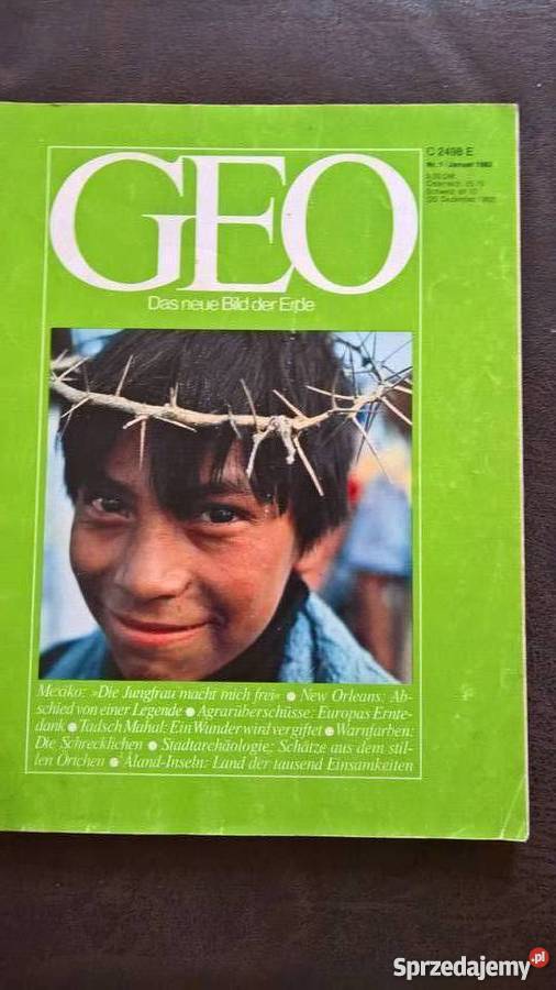 Czasopismo GEO 1983r dolnośląskie Wrocław