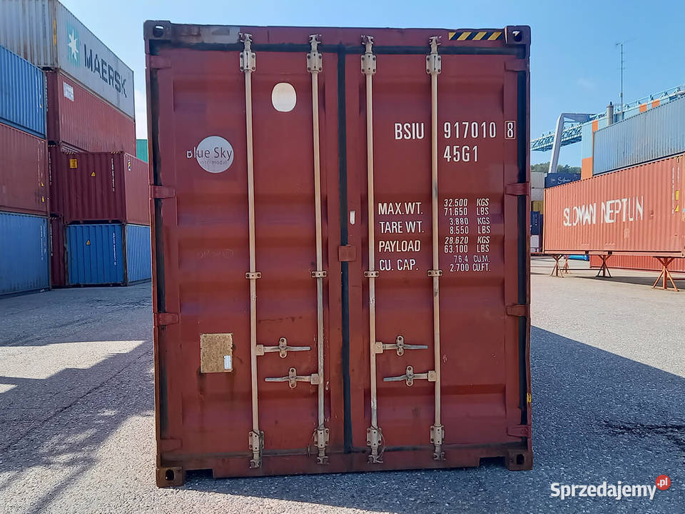 Kontener morski 40 DVHC 12M transport duży wybór Toruń