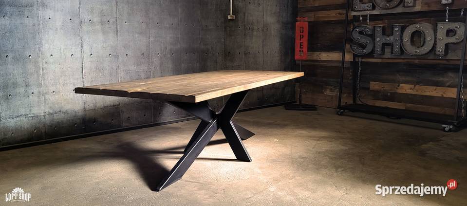 Stół loftowy SPIDER stół industrialny 210cm Wrocław sprzedam