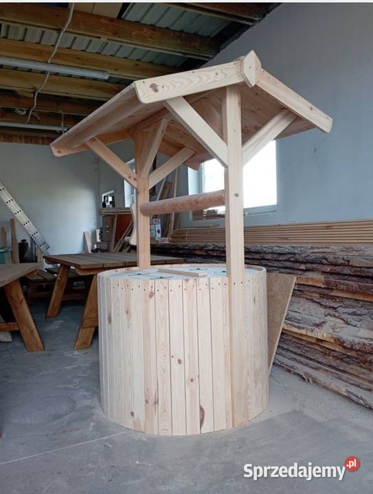 Zabudowa Studni Studnia ogrodowa drewniana wielkopolskie Pisarzowice sprzedam