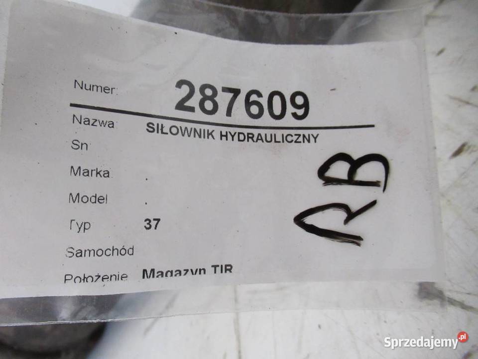 SIŁOWNIK HYDRAULICZNY podkarpackie