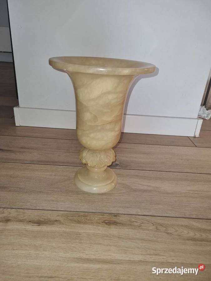 Wazon z alabastru Wyposażenie wnętrz Wola Podłężna