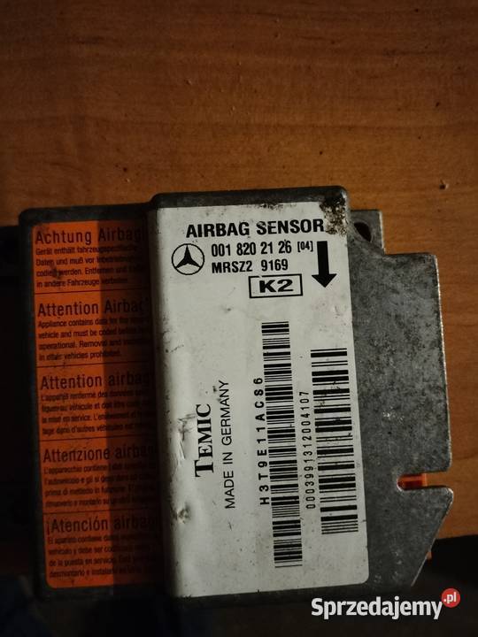 Mercedes w 202 airbag sensor sterownik airbag przekaźniki Nisko