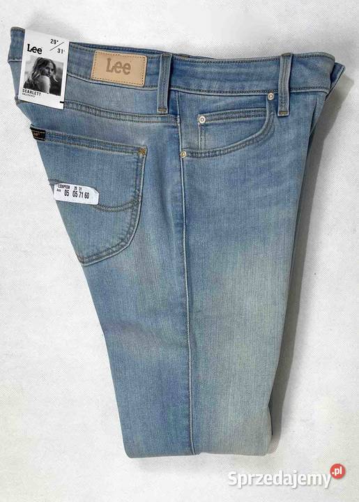 Spodnie damskie Lee Scarlett Skinny Light W26 Pisz
