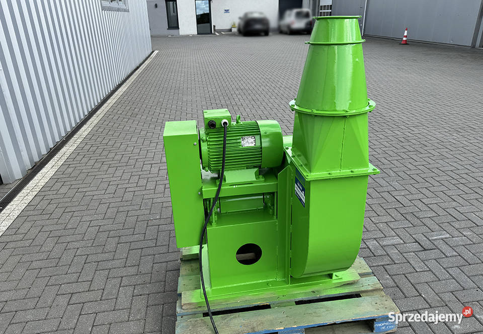 Wentylator do odciągu trocin wyciąg 11kW KALMAR Produkcja Sierakowska Huta