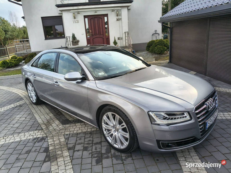 Audi A8 42TDi 450 CHIP LONG Quattro Supe Stan D4 elektryczne lusterka Mysłowice