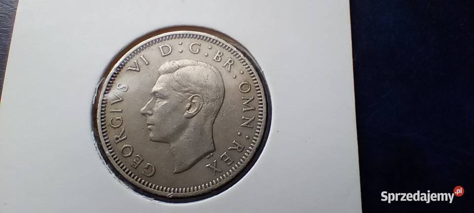 Stare monety 1 szyling 1950 Anglia Lesko