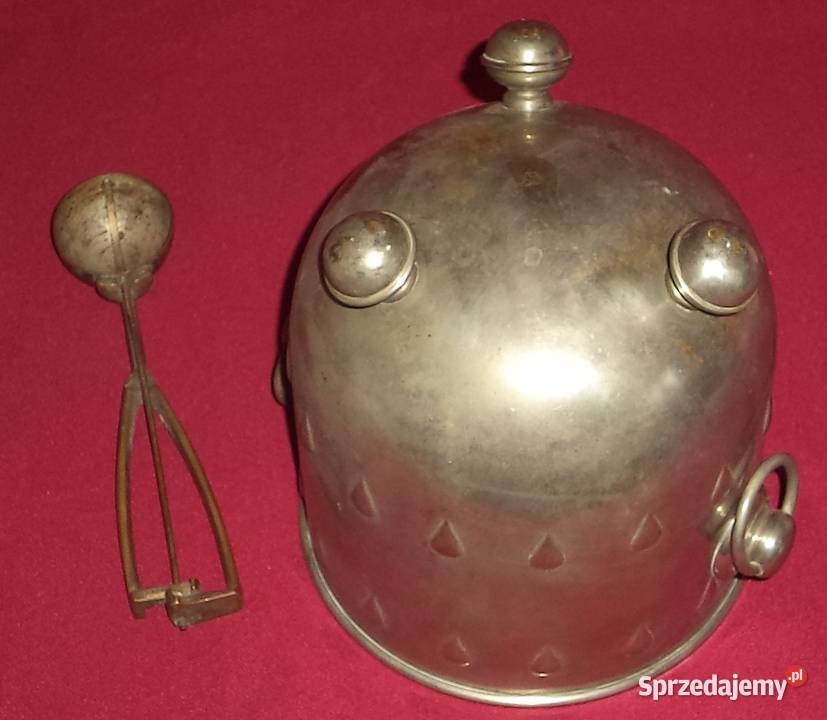 Stara gałkownica łyżka wiaderko do lodu punca Antyki Piekary Śląskie
