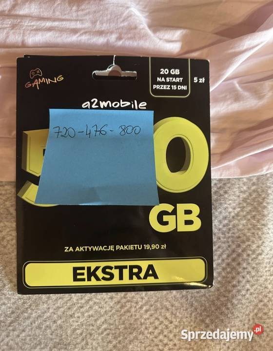Złoty numer z sieci a2mobile Warszawa