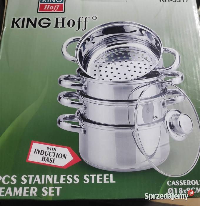 garnek na parę parowar stalowy 5el Łódź