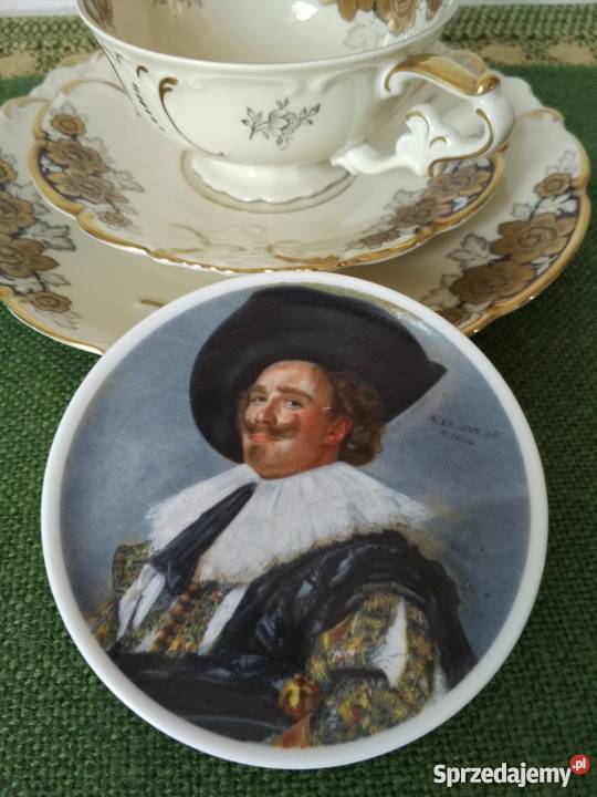 Ozdobna porcelana talerzyk Ropa