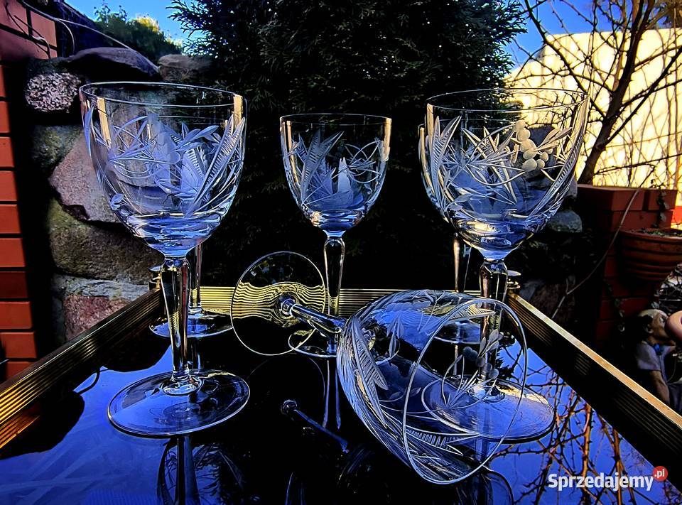 Piękne Kieliszki kryształowe 6 Klenica sprzedam