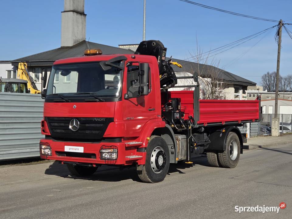 Mercedes AXOR 1824 HDS Hiab 122 Nowy Kiper 11000kg podkarpackie Łańcut sprzedam