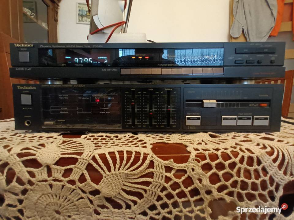 Wieża Technics SUZ200 i STG450 Amplituner i
