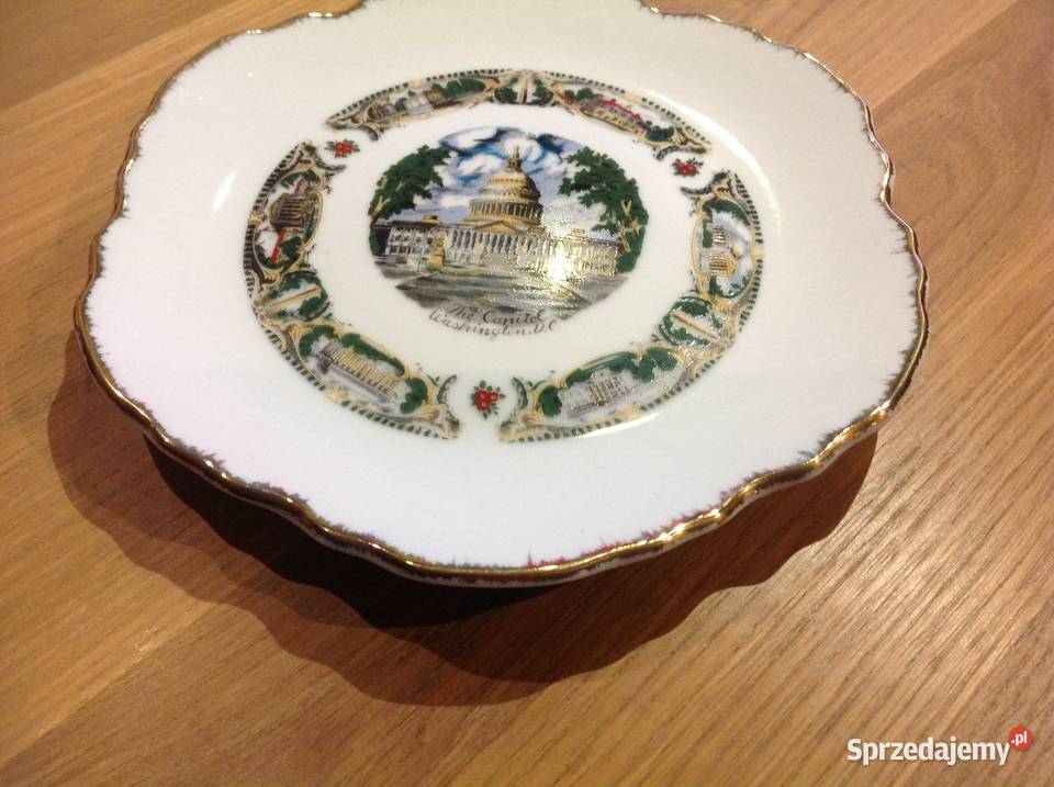 Talerz Porcelanowy Dekoracyjny na Ściane The Nowa Sól