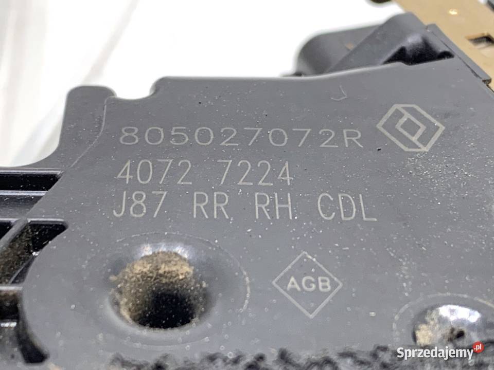 ZAMEK DRZWI PRAWY TYŁ RENAULT CAPTUR I Crossover