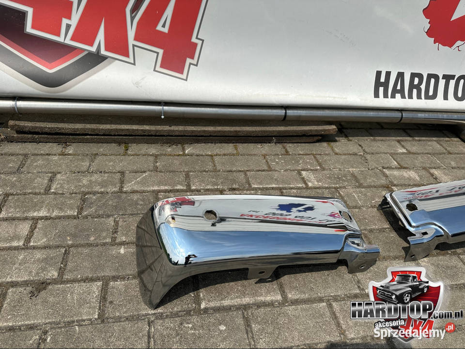 Nakładki Chromowane Chrom Mercedes X Zderzak Tył Tuning Pasłęk