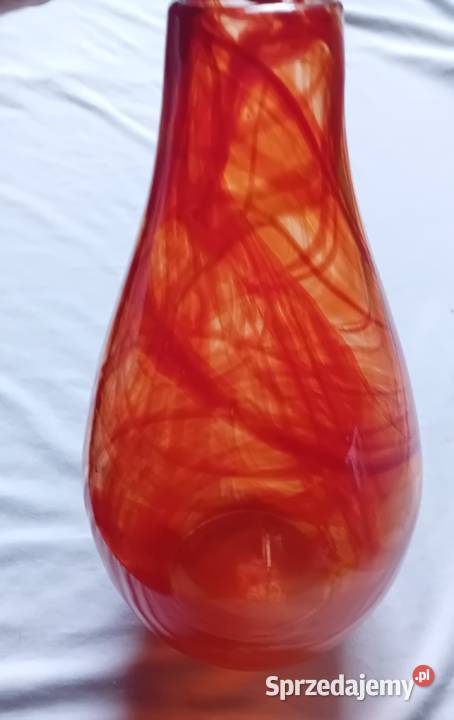 Wazon dwubarwny w kształcie łezki Mid Century Koźminek