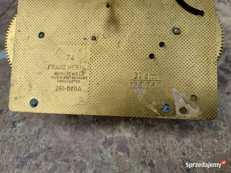 M202 Mechanizm starego zegara ściennego FHS Pozostałe Tczew