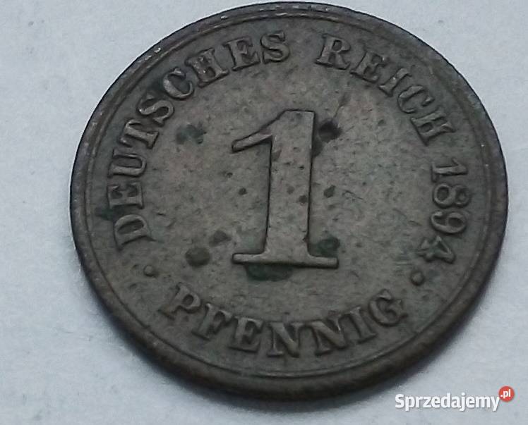 NIEMCY DEUTSCHES REICH1 PFENNIG1894 rA Legionowo