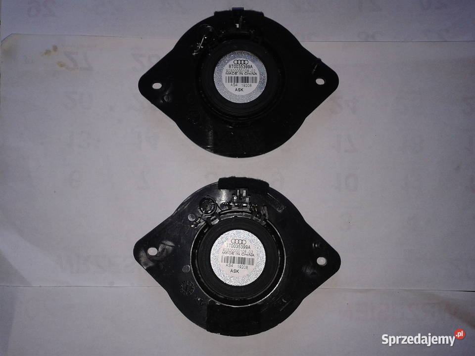 audi a4b8 GŁOŚNIKI konsol DESKI ROZDZIELCZEJ Chełm