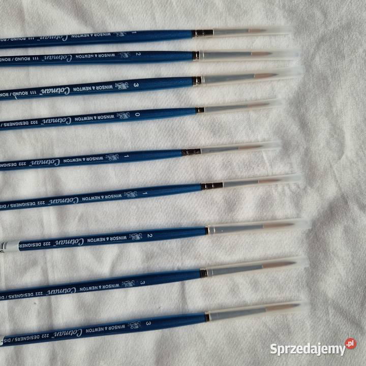 Pędzle WinsorNewton 9 Cotman 222 Cotman 111 małopolskie Brzesko sprzedam