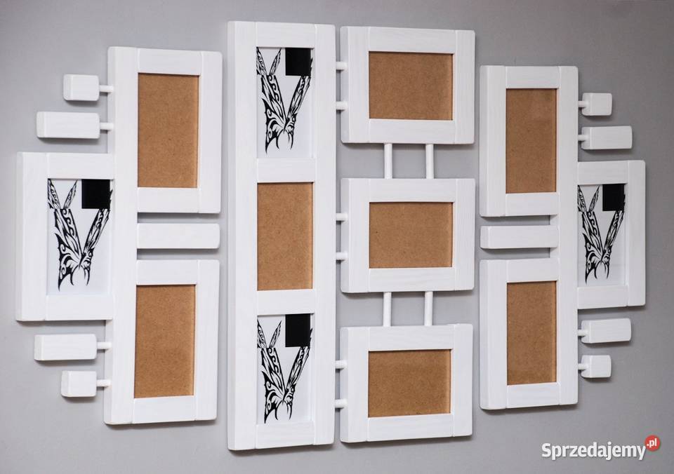 Biała galeria ścienna ramki ramka na zdjęcia Ramki i ramy Szczecin
