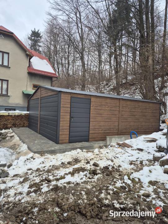 Garaż blaszany drewnopodobny 6x6 9x6 12x6 lubelskie