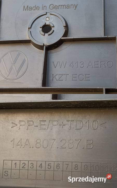 VW ID7 GTX 23 MOCOWANIE PODKŁADKA POD TABLICE Pleszew