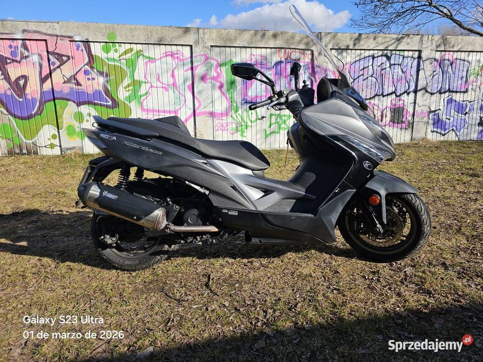 Kymco xciting 400 2017 stan garażowany Zgorzelec