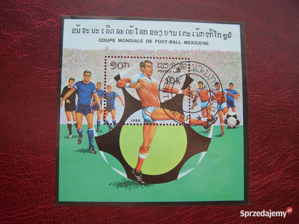 Laos 1986 CTO Mi 88287 Sport Piłka nożna MŚ Tychy