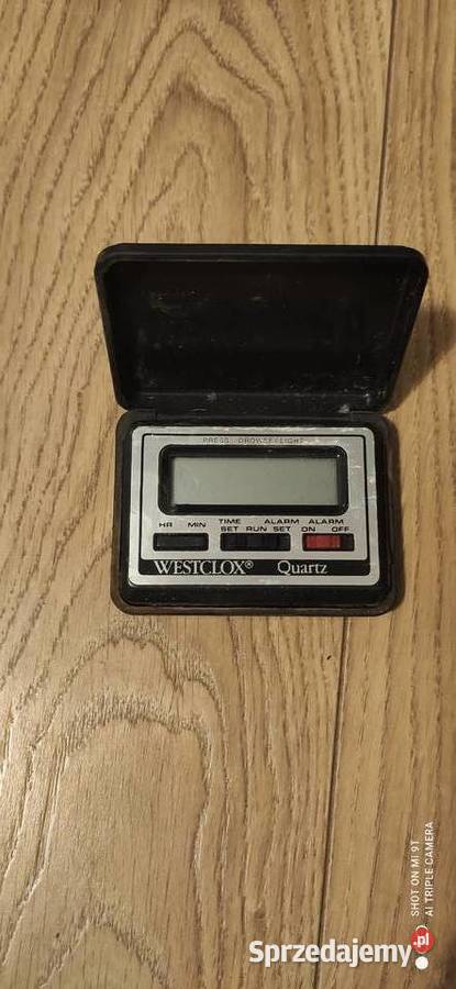 Zabytkowy budzik podróżny Westclox Quartz na Białystok
