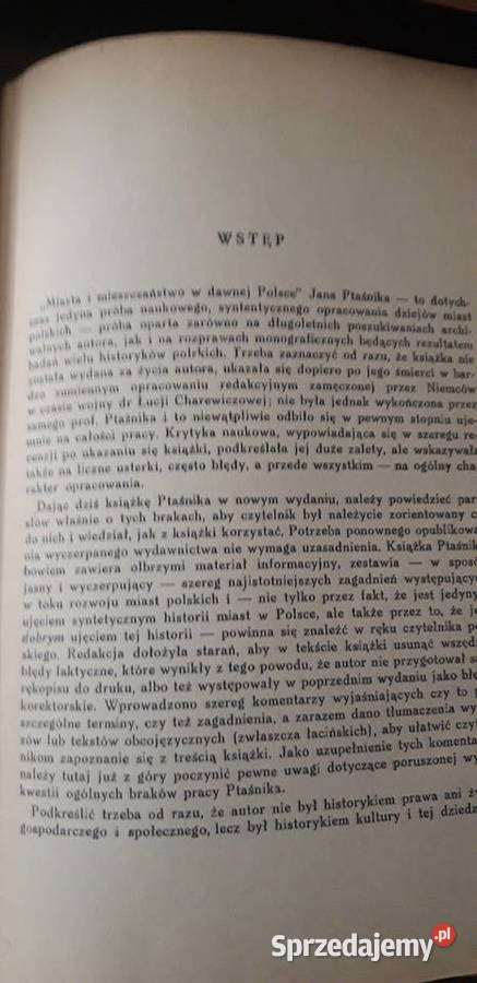 MIASTA I MIESZCZAŃSTWO W DAWNEJ POLSCE J Iwno