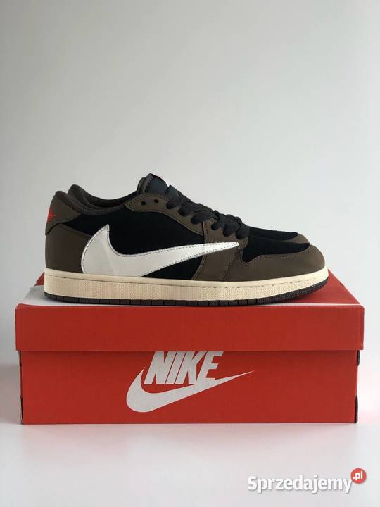 Buty Nike Air Jordan 1 Retro low x Travis Scott skóra