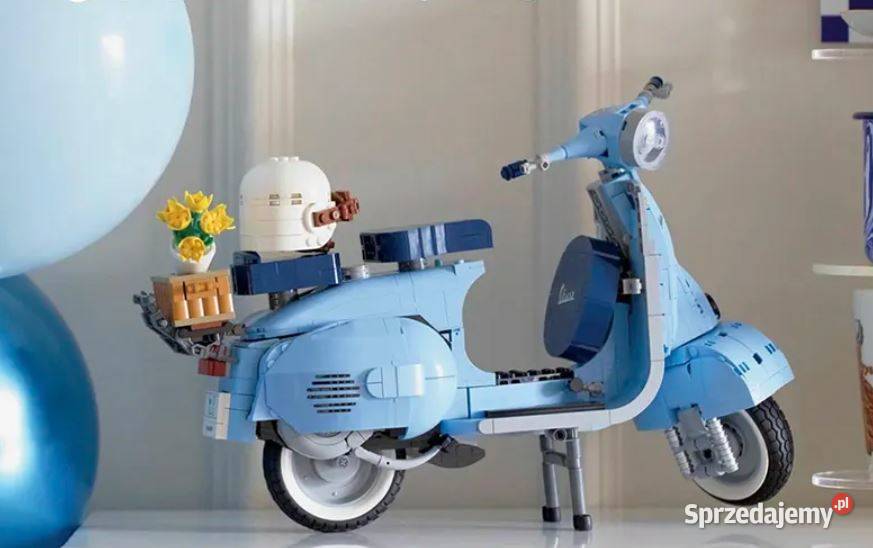 Klocki skuter VESPA 125 Piaggio rzymskie wakacje wielkopolskie Pobiedziska