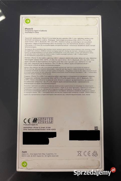 NOwy iPhone 13 512 GB Lublin
