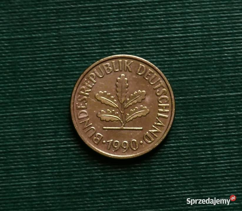 NIEMCY 5 fenigów 1990r J Hamburg Gliwice sprzedam