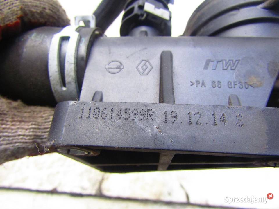 OBUDOWA TERMOSTATU PRZEWÓD RURKA WODY 16 DCI