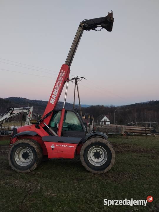 ładowarka teleskopowa manitou 627 2008 małopolskie Sucha Beskidzka