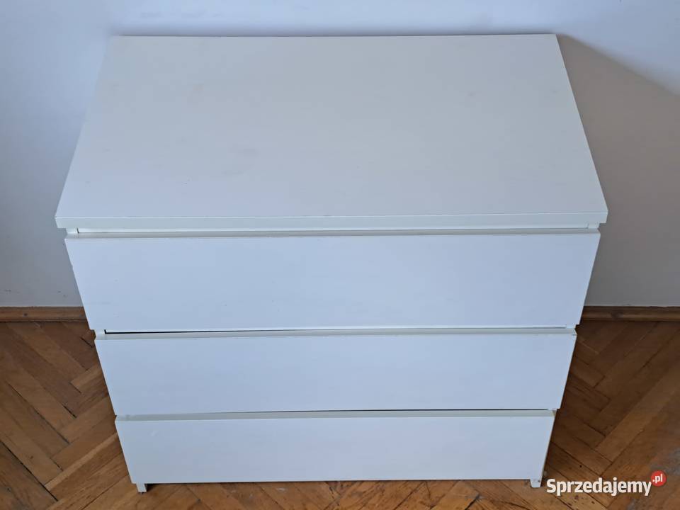 Komoda Malm Ikea 3 szuflady biała Pruszków sprzedam